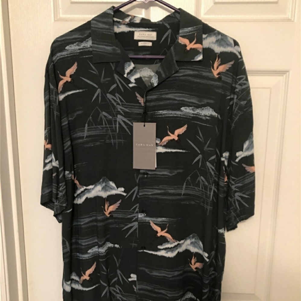 Zara Relaxed Fit Button Down